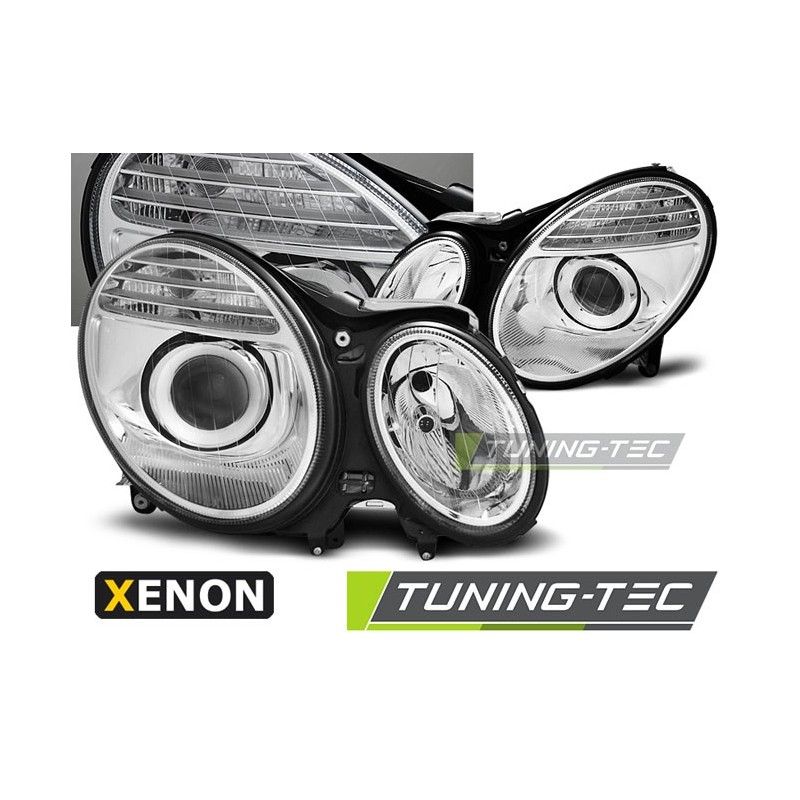 XENON HEADLIGHTS CHROME fits MERCEDES W211 E-KLASA 03.02-04.06, Classe E W211 XENON HEADLIGHTS CHROME fits MERCEDES W211 E-KLASA 03.02-04.06, Classe E W211