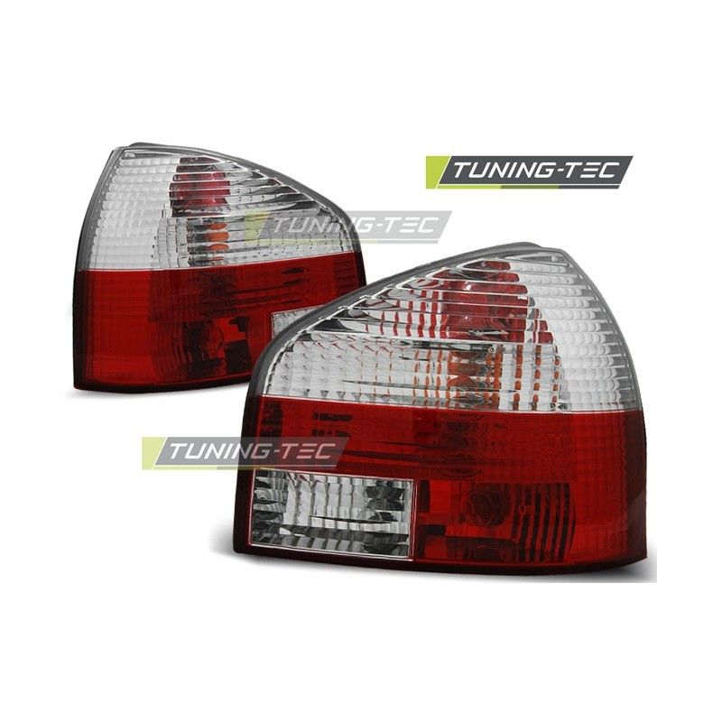 TAIL LIGHTS RED WHITE fits AUDI A3 8L 08.96-08.00, A3 8L 96-03