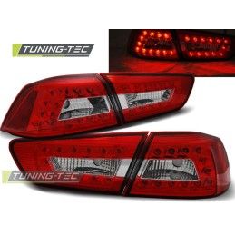 MITSUBISHI LANCER 8 SEDAN 08-11 RED WHITE LED, Mitsubishi