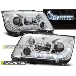 HEADLIGHTS DAYLIGHT CHROME fits VW BORA 09.98-05.05, Volkswagen