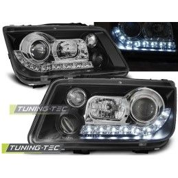 HEADLIGHTS DAYLIGHT BLACK fits VW BORA 09.98-05.05, Volkswagen