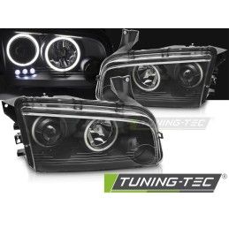 DODGE CHARGER LX 06-10 ANGEL EYES CCFL BLACK, Dodge