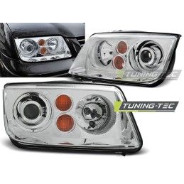 HEADLIGHTS CHROME fits VW BORA 09.98-07.05, Volkswagen