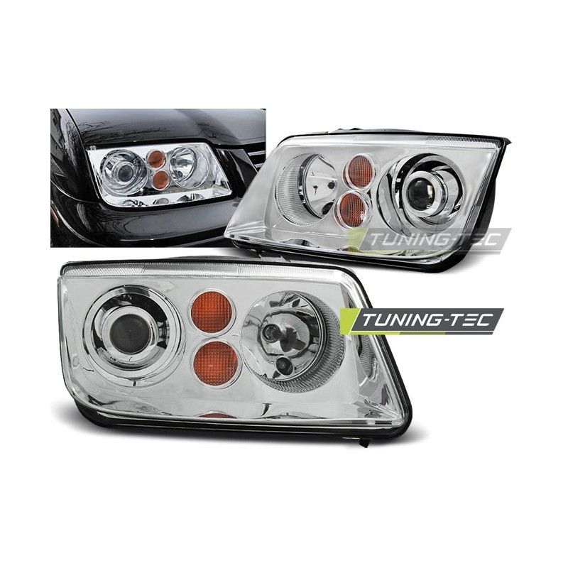 HEADLIGHTS CHROME fits VW BORA 09.98-07.05, Volkswagen HEADLIGHTS CHROME fits VW BORA 09.98-07.05, Volkswagen
