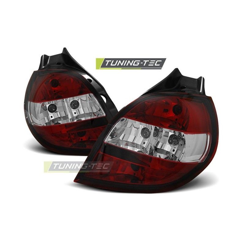 RENAULT CLIO 3 09.05-04.09 RED WHITE, Clio III 05-14