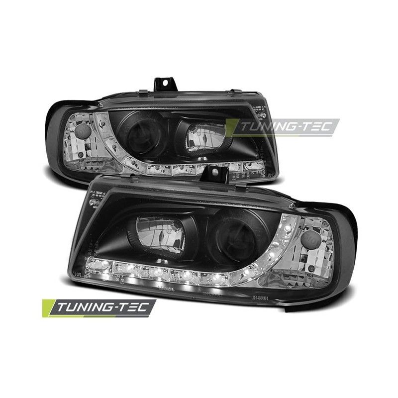 HEADLIGHTS DAYLIGHT BLACK fits SEAT IBIZA/CORDOBA/POLO VARIANT, SEDAN 10.93-08.99 , Ibiza 6K 93-02 HEADLIGHTS DAYLIGHT BLACK fits SEAT IBIZA/CORDOBA/POLO VARIANT, SEDAN 10.93-08.99 , Ibiza 6K 93-02