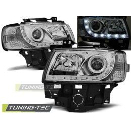 HEADLIGHTS DAYLIGHT CHROME fits VW T4 08.96-03.03 BUS, T4