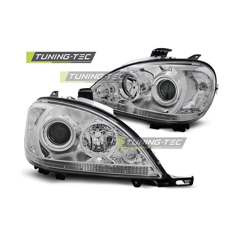 HEADLIGHTS CHROME fits MERCEDES W163 ML M-KLASA 03.98-08.01, ML W163 HEADLIGHTS CHROME fits MERCEDES W163 ML M-KLASA 03.98-08.01, ML W163