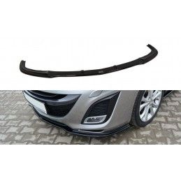 Maxton LAME DU PARE-CHOCS AVANT MAZDA 3 MK2 SPORT (AVANT FACELIFT) Gloss Black, MA-3-2-SPORT-FD1G Tuning.fr