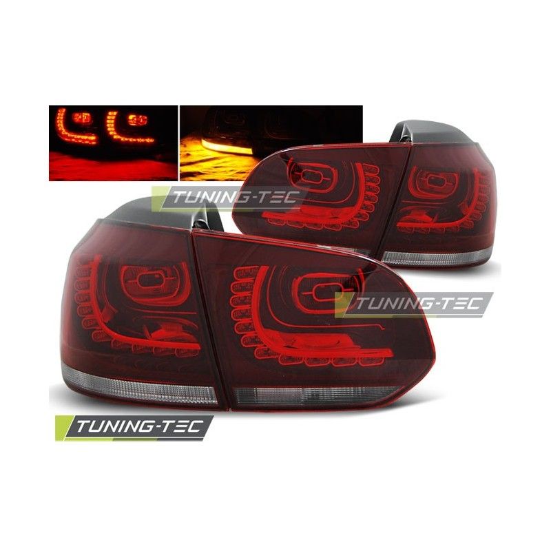 LED TAIL LIGHTS RED WHITE fits VW GOLF 6 10.08-12, golf 6 LED TAIL LIGHTS RED WHITE fits VW GOLF 6 10.08-12, golf 6