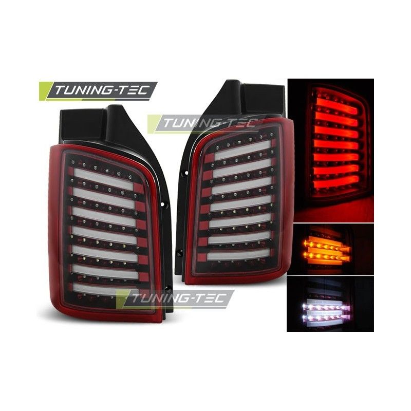 LED TAIL LIGHTS RED WHITE fits VW T5 04.03-09 / 10-15, T5