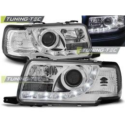 HEADLIGHTS DAYLIGHT CHROME fits AUDI 80 B4 09.91-04.96, 80