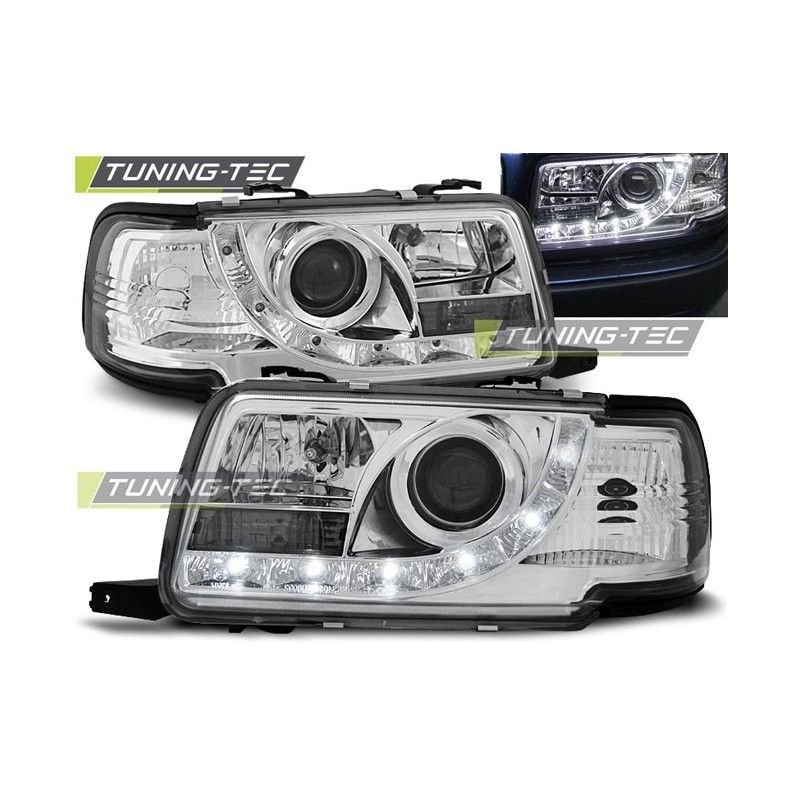 HEADLIGHTS DAYLIGHT CHROME fits AUDI 80 B4 09.91-04.96, 80