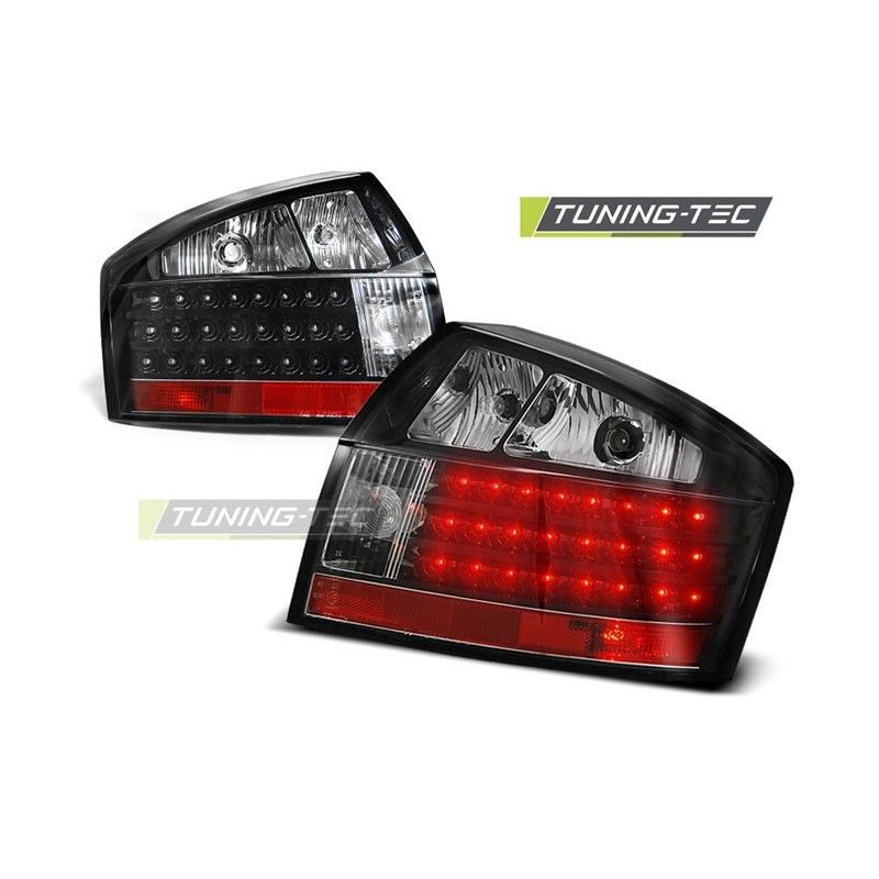 LED TAIL LIGHTS BLACK fits AUDI A4 10.00-10.04, A4 B6 00-05