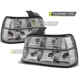 TAIL LIGHTS CRYSTAL WHITE fits BMW E36 12.90-08.99 SEDAN, Bmw