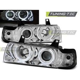 HEADLIGHTS ANGEL EYES CCFL CHROME fits BMW E36 12.90-08.99 S/C/T , Bmw