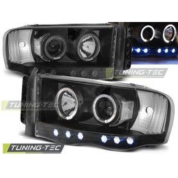 DODGE RAM 02-06 ANGEL EYES BLACK, Dodge