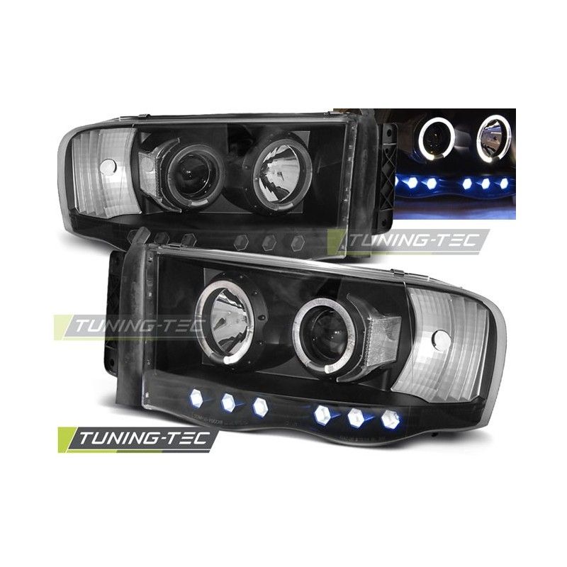 DODGE RAM 02-06 ANGEL EYES BLACK, Dodge DODGE RAM 02-06 ANGEL EYES BLACK, Dodge