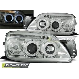 FORD FIESTA MK5 09.99-04.02 ANGEL EYES CHROME, Ford