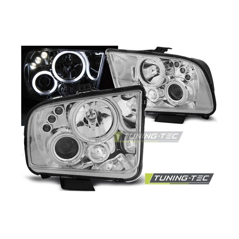FORD MUSTANG 04-09 ANGEL EYES CHROME, Ford FORD MUSTANG 04-09 ANGEL EYES CHROME, Ford