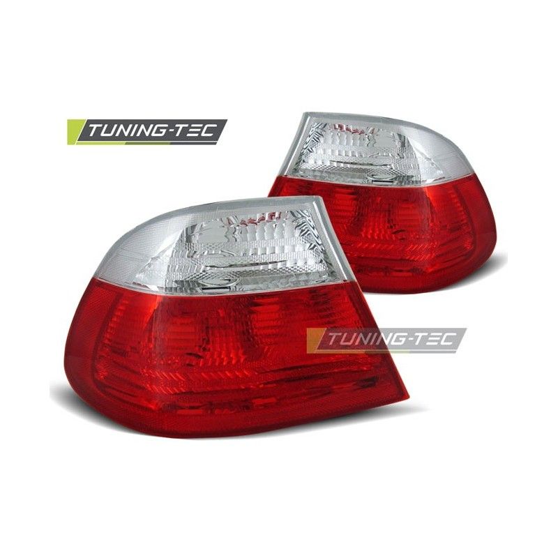TAIL LIGHTS RED WHITE fits BMW E46 04.99-03.03 COUPE, Serie 3 E46 Coupé/Cab TAIL LIGHTS RED WHITE fits BMW E46 04.99-03.03 COUPE, Serie 3 E46 Coupé/Cab