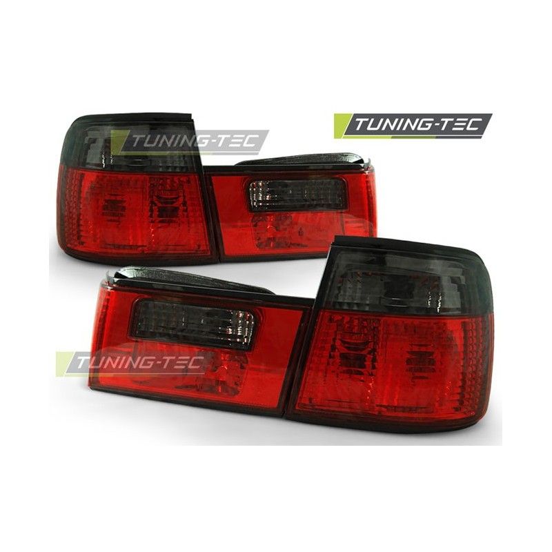 TAIL LIGHTS RED SMOKE fits BMW E34 02.88-12.95 SEDAN, Serie 5 E34