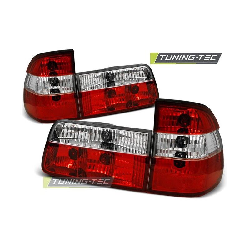 TAIL LIGHTS RED WHITE fits BMW E39 09.95-08.00 TOURING, Serie 5 E39