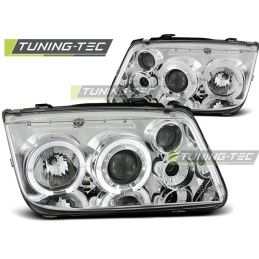 HEADLIGHTS ANGEL EYES CHROME fits VW BORA 09.98-07.05, Volkswagen