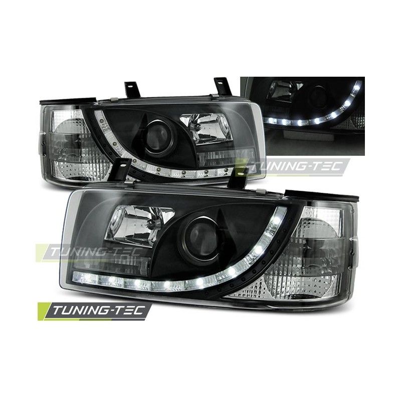 HEADLIGHTS DAYLIGHT BLACK fits VW T4 90-03.03 TRANSPORTER, T4