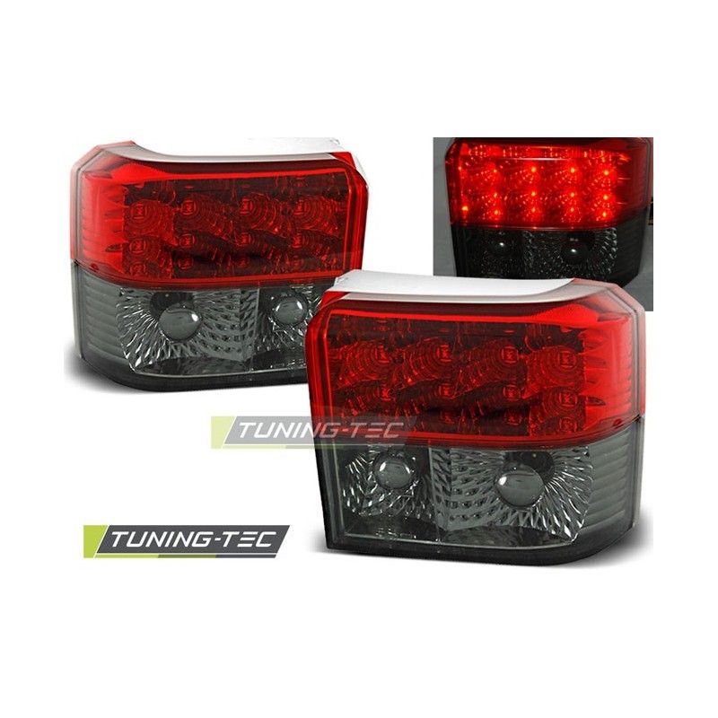 LED TAIL LIGHTS RED SMOKE fits VW T4 90-03.03, T4
