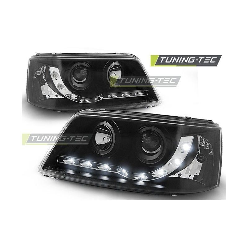 HEADLIGHTS DAYLIGHT BLACK fits VW T5 04.03-08.09, T5