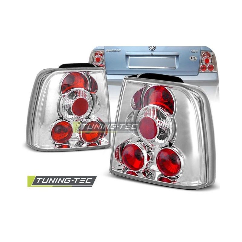 TAIL LIGHTS CHROME fits VW PASSAT B5 11.96-08.00 SEDAN, Passat B5 96-05 TAIL LIGHTS CHROME fits VW PASSAT B5 11.96-08.00 SEDAN, Passat B5 96-05
