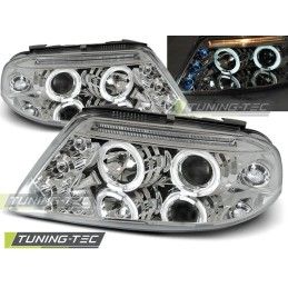 HEADLIGHTS ANGEL EYES CHROME fits VW PASSAT 3BG 09.00-03.05, Passat B5 96-05
