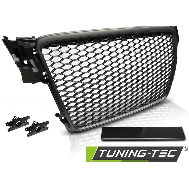 GRILLE SPORT BLACK fits AUDI A4 B8 08-11, A4/S4 B8 GRILLE SPORT BLACK fits AUDI A4 B8 08-11, A4/S4 B8