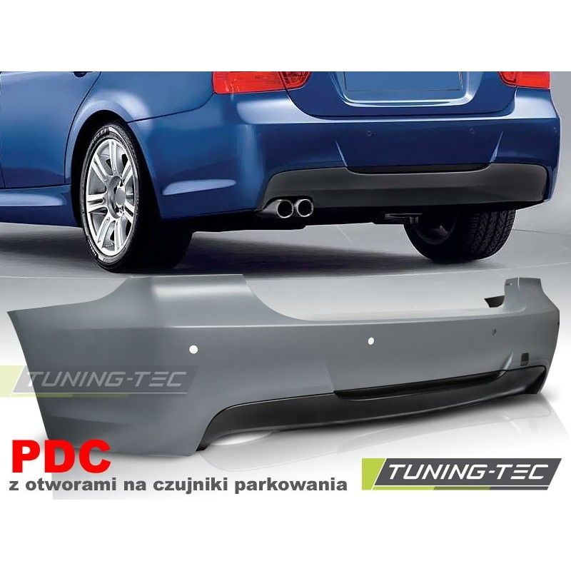 REAR BUMPER SPORT PDC fits BMW E90 03.05-08.08, Serie 3 E90/ E91 REAR BUMPER SPORT PDC fits BMW E90 03.05-08.08, Serie 3 E90/ E91