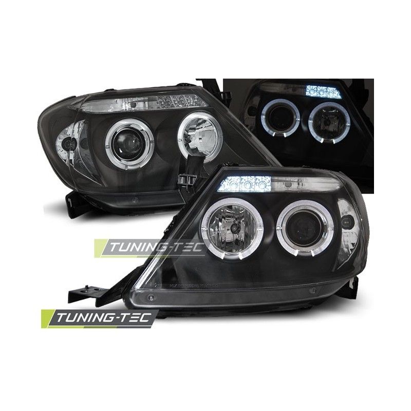TOYOTA HILUX 05-11 ANGEL EYES BLACK, Hilux