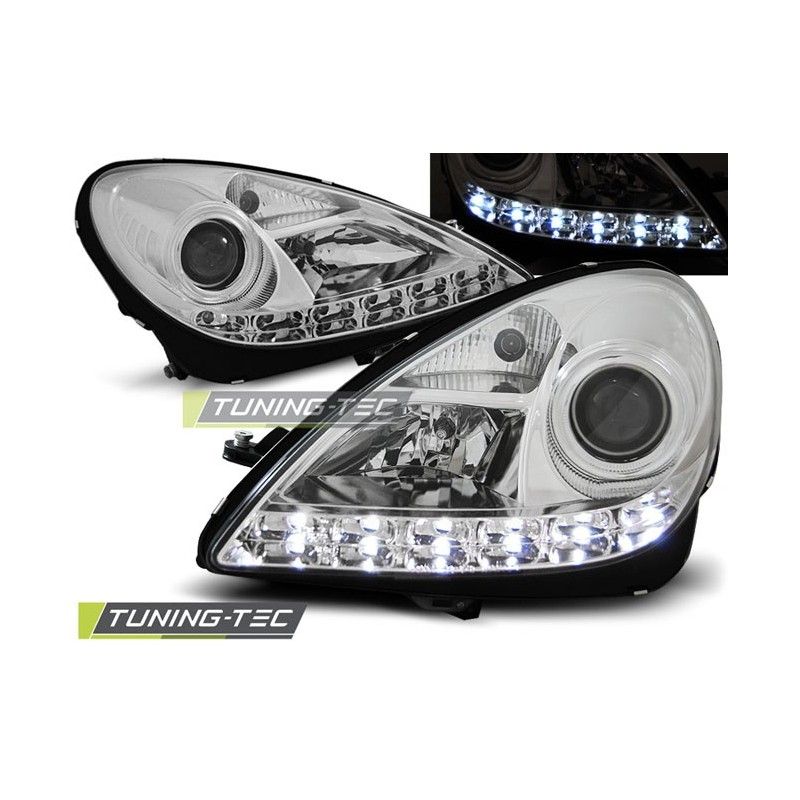 HEADLIGHTS DAYLIGHT CHROME fits MERCEDES R171 SLK 04-11, SLK R171