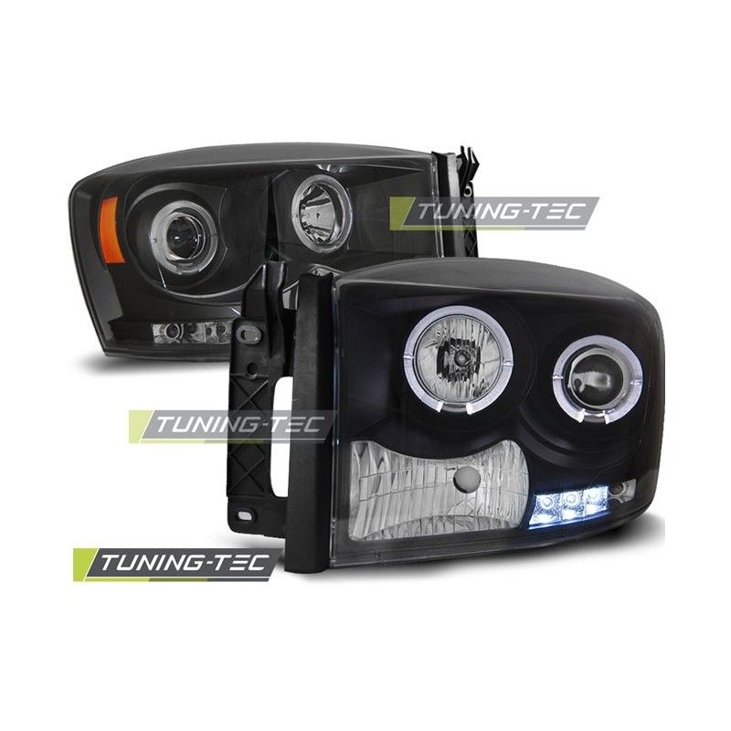 DODGE RAM 06-08 ANGEL EYES BLACK, Dodge DODGE RAM 06-08 ANGEL EYES BLACK, Dodge