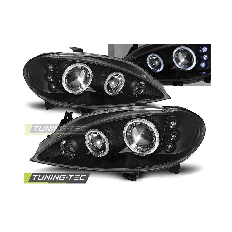 RENAULT MEGANE 03.99-10.02 ANGEL EYES BLACK, Megane I 95-02