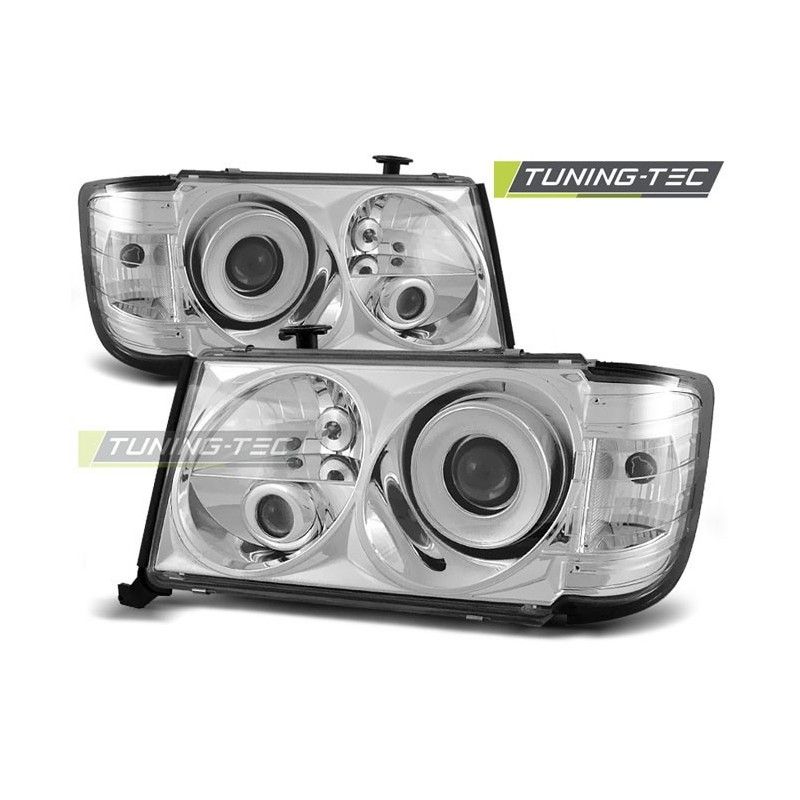 HEADLIGHTS CHROME fits MERCEDES W124 E-KLASA 05.93 - 06.95, Classe E W124