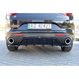 RAJOUT DU PARE-CHOCS ARRIERE ALFA ROMEO STELVIO Noir Brillant