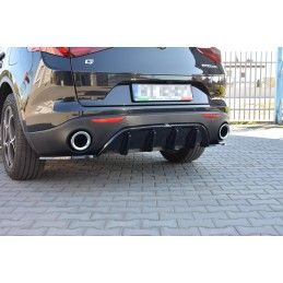 RAJOUT DU PARE-CHOCS ARRIERE ALFA ROMEO STELVIO Noir Brillant