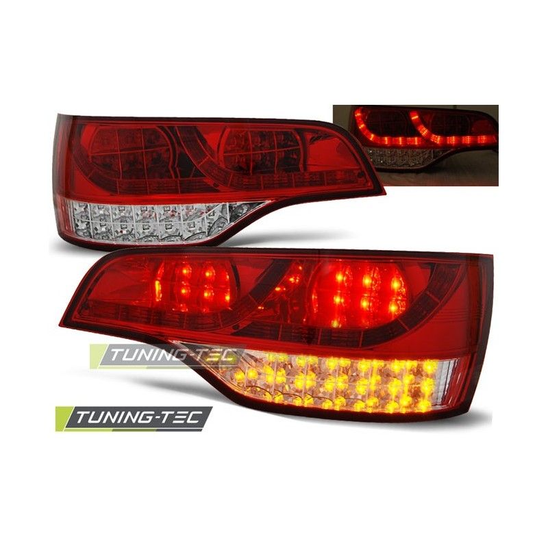 LED TAIL LIGHTS RED WHITE fits AUDI Q7 06-09, Q7