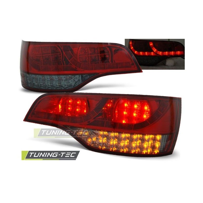 LED TAIL LIGHTS RED SMOKE fits AUDI Q7 06-09, Q7