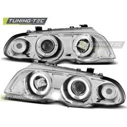 HEADLIGHTS ANGEL EYES CHROME fits BMW E46 05.98-08.01 S/T, Bmw