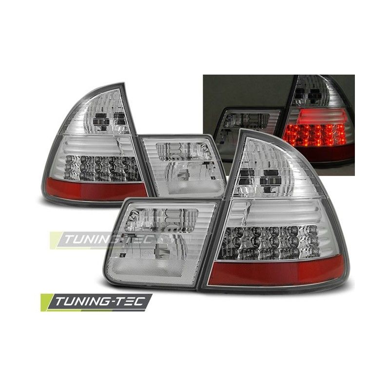 LED TAIL LIGHTS CHROME fits BMW E46 99-05 TOURING, Bmw LED TAIL LIGHTS CHROME fits BMW E46 99-05 TOURING, Bmw