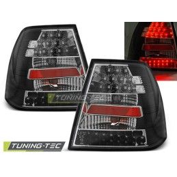 LED TAIL LIGHTS BLACK fits VW BORA 09.98-07.05, Volkswagen