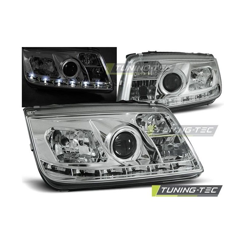 HEADLIGHTS DAYLIGHT CHROME fits VW BORA 09.98-05.05, Volkswagen HEADLIGHTS DAYLIGHT CHROME fits VW BORA 09.98-05.05, Volkswagen