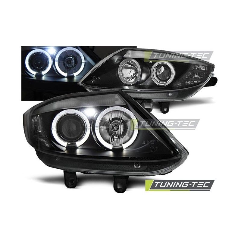 HEADLIGHTS ANGEL EYES BLACK fits BMW Z4 E85 E86 02-08, Z4
