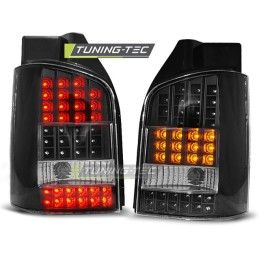 LED TAIL LIGHTS BLACK fits VW T5 04.03-09, T5